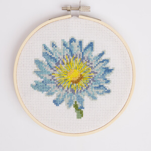 RHS Cross Stitch Kit Blue Lotus